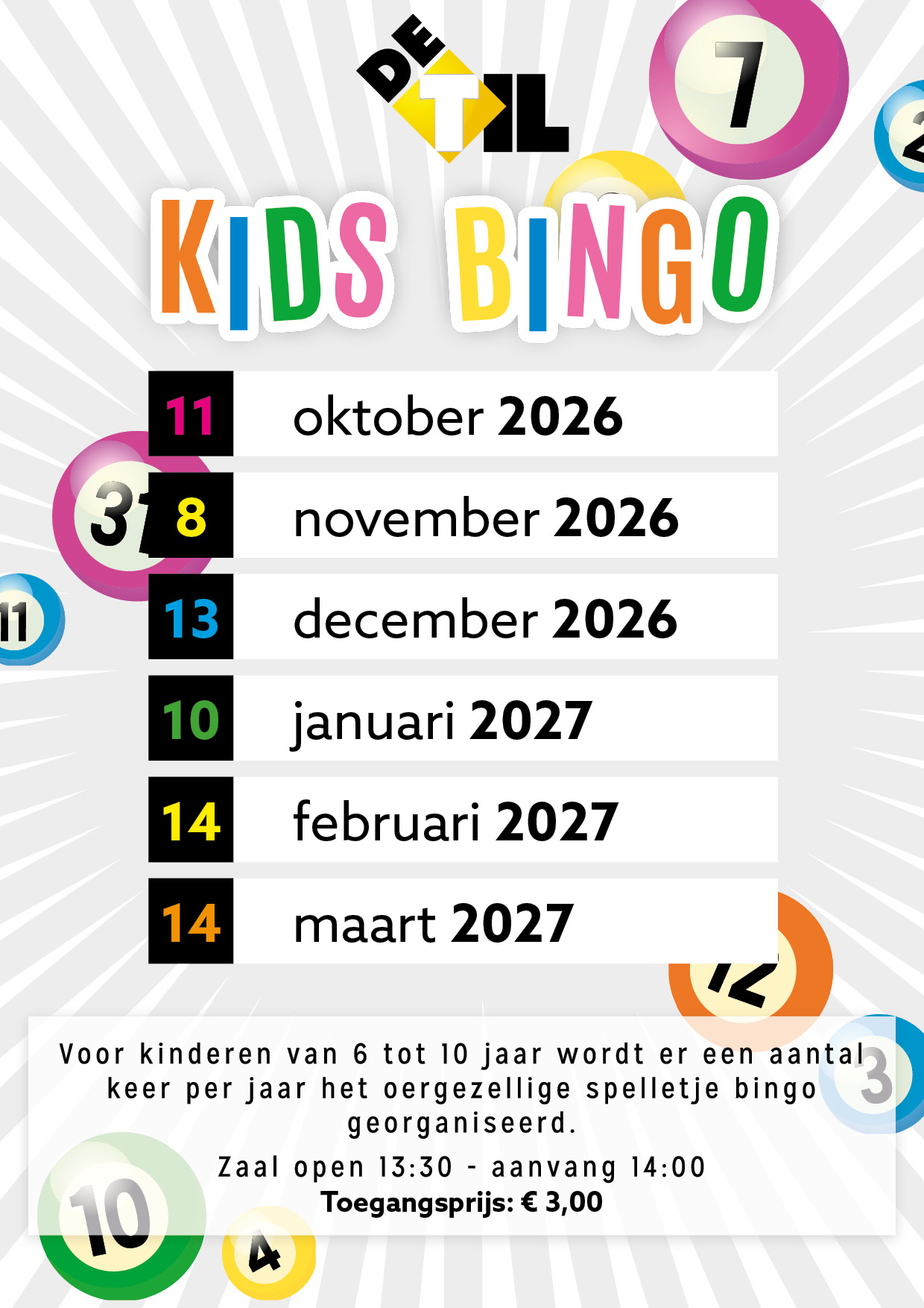 Kidsbingo 2026-2027