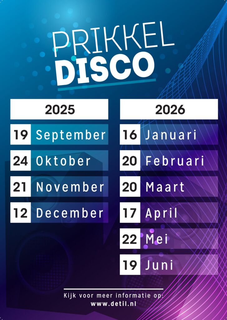 Prikkeldisco 2025-2026